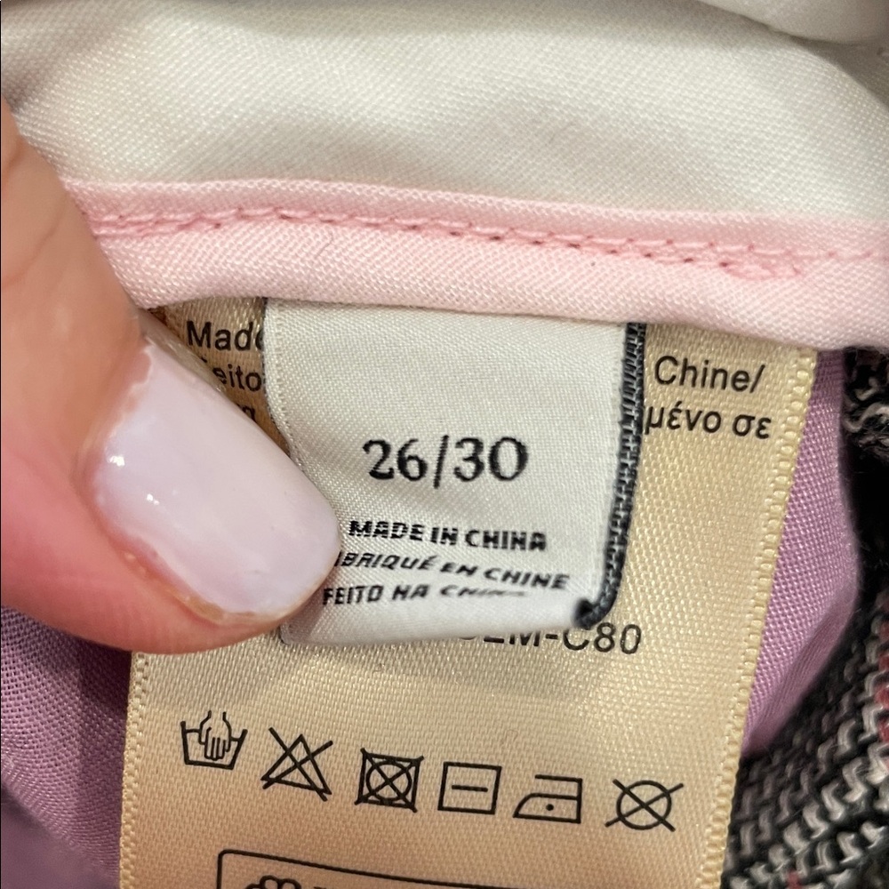 Scotch & Soda Hana Plaid Pants, Size 26/30 - Picture 6 of 13